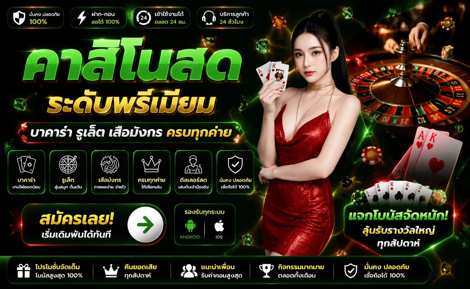 คาสิโนออนไลน์ LINE X บาคาร่าสดถ่ายทอดจากสตูดิโอจริง